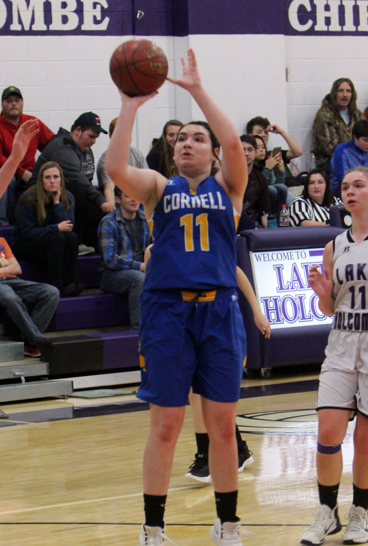 Cornell at Lake Holcombe girls basketball 12-4-18